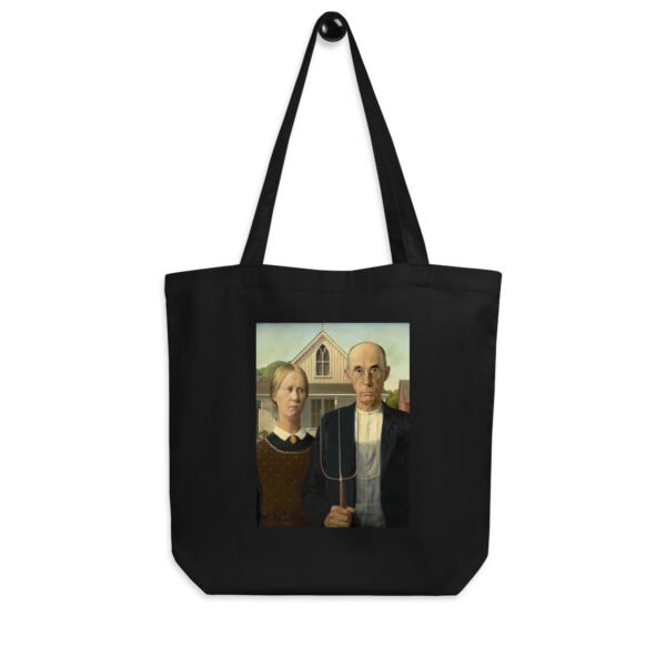 Grant Wood Tote Bag – American Gothic - Image 2