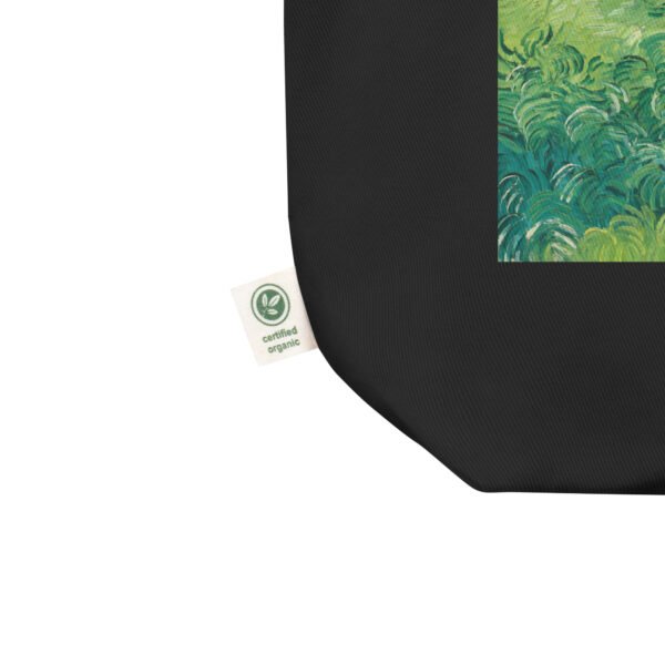 Vincent Van Gogh Eco Tote Bag – Green Wheat Fields, Auvers organic cotton reuseable shopping bag or art supply bag - Image 4