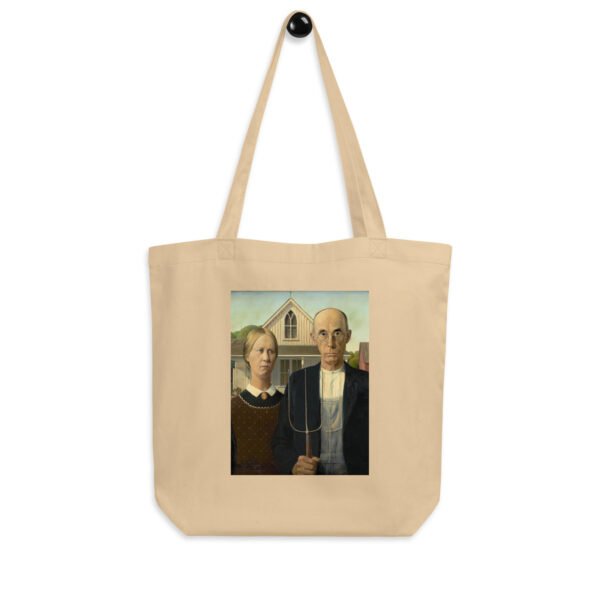 Grant Wood Tote Bag – American Gothic - Image 3