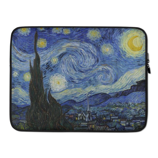 Laptop Sleeve Van Gogh The Starry Night 13" 15" - Image 2